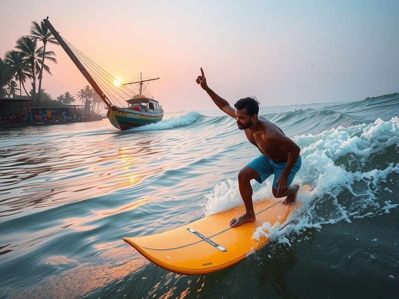 Ganga Wave Surfer Story Scene